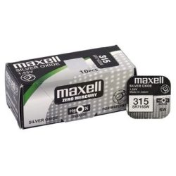 Maxell 315,314 ezüst-oxid gombelem (SR716SW,314) 1,55V