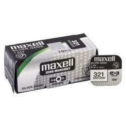 Maxell 321 ezüst-oxid gombelem (SR616SW) 1,55V