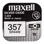 Maxell 357,303 ezüst-oxid gombelem (SR44,R1154) 1,55V