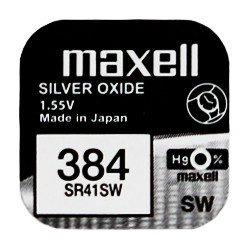 Maxell 384,392 ezüst-oxid gombelem (SR736,1134) 1,55V