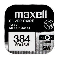 Maxell 384 ezüst-oxid gombelem (SR736SW,1134) 1,55V