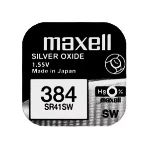 Maxell 384 ezüst-oxid gombelem (SR736SW,1134) 1,55V