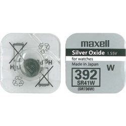Maxell 392 ezüst-oxid gombelem (SR736W,1134) 1,55V