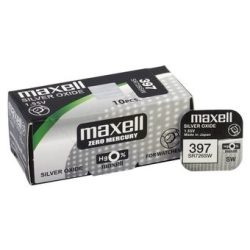 Maxell 397,396 ezüst-oxid gombelem (SR59,1164,SR726) 1,55V