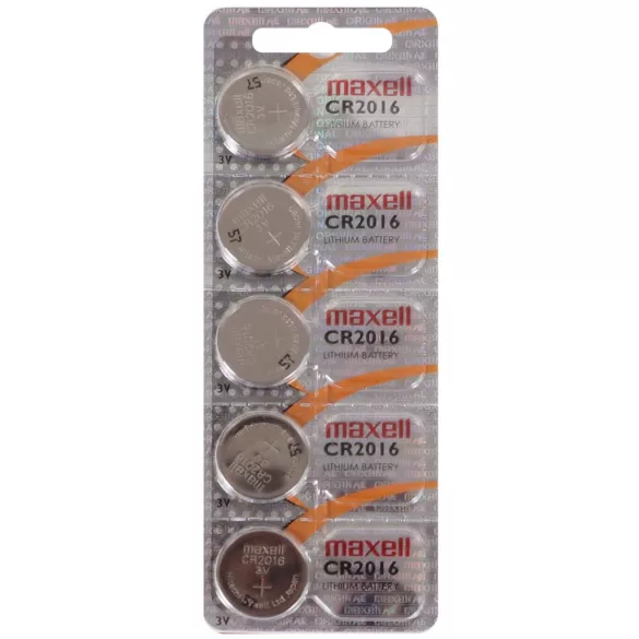 Maxell CR2016 3V lithium elem  bl/5 hologram
