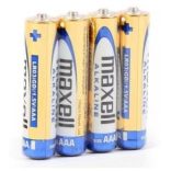 Maxell mikro AAA (LR03) alkáli elem fóliás/4