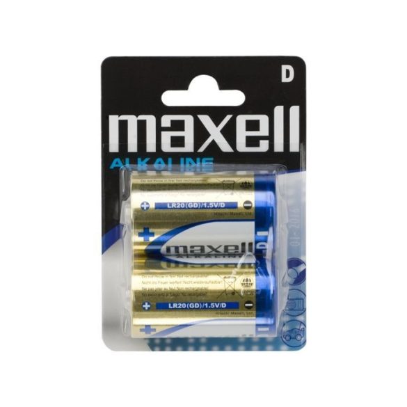 Maxell góliát D (LR20) alkáli elem bl/2