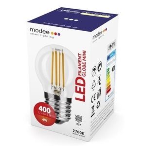 MODEE LED FILAMENT GLOBE MINI G45 4W E27 360° 2700K (400 LUMEN)