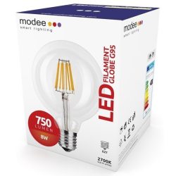 MODEE LED FILAMENT GLOBE G95 8W E27 360° 2700K (750 LUMEN)