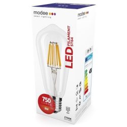 MODEE LED FILAMENT ST64 8W E27 360° 2700K (750 LUMEN)