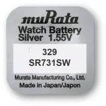 MURATA(Sony) 329,SR731SW ezüst-oxid gombelem 1,55V bl/1