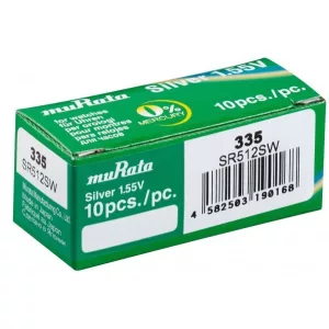 MURATA(Sony) 335 SR512SW ezüst-oxid gombelem 1,55V bl/1