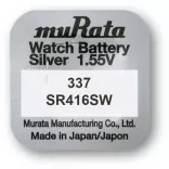 MURATA(Sony) 337 SR416SW ezüst-oxid gombelem 1,55V bl/1