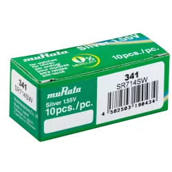 MURATA(Sony) 341 SR714SW  ezüst-oxid gombelem 1,55V bl/1