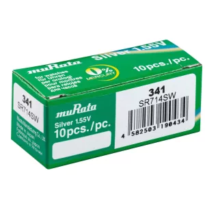 MURATA(Sony) 341 SR714SW  ezüst-oxid gombelem 1,55V bl/1