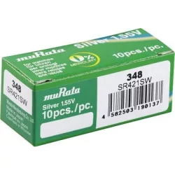 MURATA(Sony) 348 SR421SW ezüst-oxid gombelem 1,55V bl/1