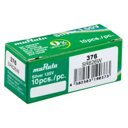 MURATA(Sony) 376 SR626W ezüst-oxid gombelem 1,55V bl/1