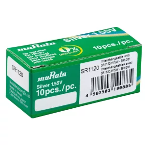 MURATA(Sony) 381/391 SR1120 ezüst-oxid gombelem 1,55V bl/1