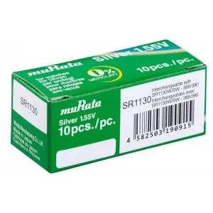 MURATA(Sony) 389/390 SR1130 ezüst-oxid gombelem 1,55V bl/1