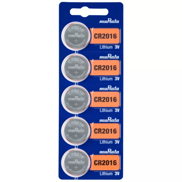 MURATA(Sony) CR2016 lithium gombelem 3V bl/5