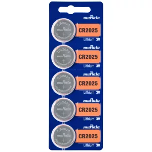 MURATA(Sony) CR2025 lithium gombelem 3V bl/5