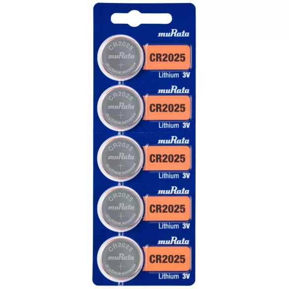 MURATA(Sony) CR2025 lithium gombelem 3V bl/5