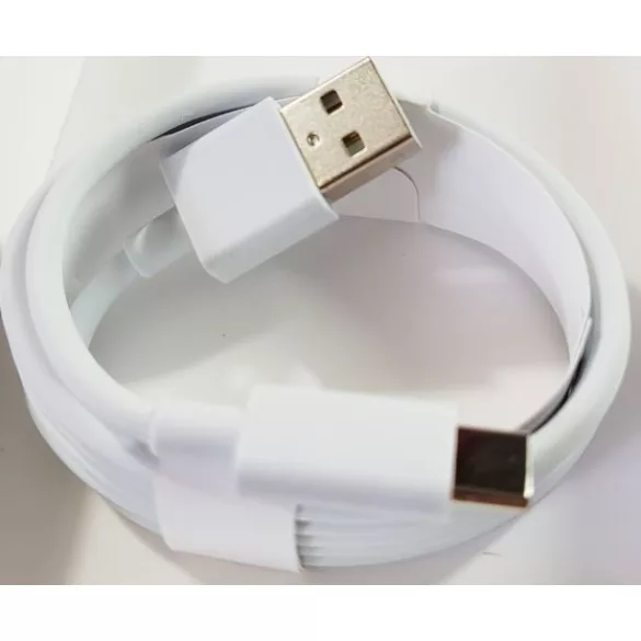 Minőségi USB KÁBEL 2.0 A dugó - C dugó fehér 1m (28AWG/1P+22AWG/2C)