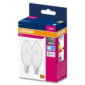 OSRAM LED E14 7,5W-4000K 806lumen GYERTYA CLASSIC B60/2