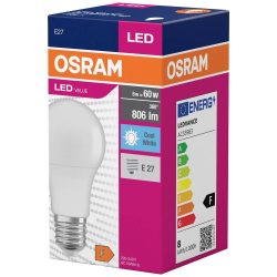 OSRAM Value LED E27 8,5W-4000K 806lumen GLOBE CLASSIC A 60