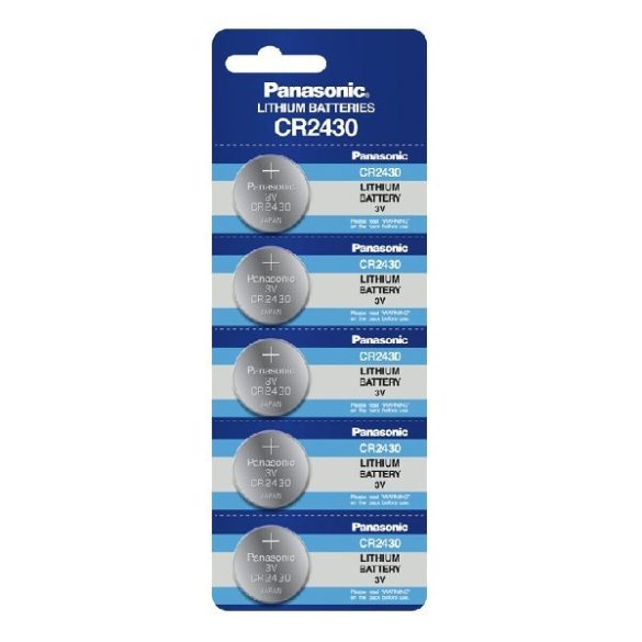 Panasonic CR2430 lithium elem 3V bl/1
