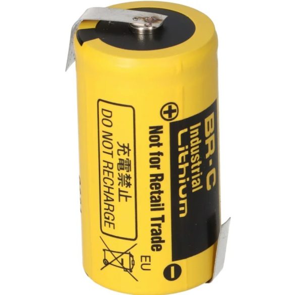 Panasonic BR-C 3V-os ipari elem (BR26505) 5000mAh "Z"  forrfül