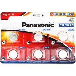 Panasonic CR2025 lithium elem 3V bl/6