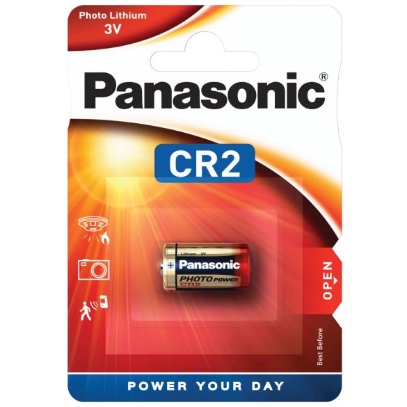 Panasonic CR2 lithium elem 3V bl/1