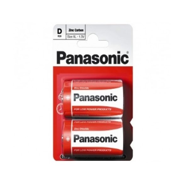Panasonic RED féltartós elem góliát D (R20)bl/2