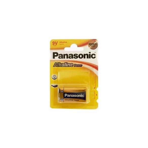 Panasonic ALKALINE Power 9V-os alkáli elem 6LR61 bl/1