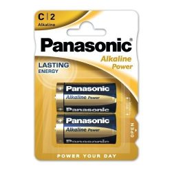 Panasonic ALKALINE Power baby elem LR14,C, BL/2