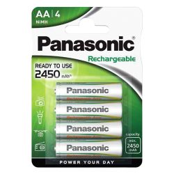 Panasonic R2U 2450mAh Ni-Mh akku AA HR6 BL/4