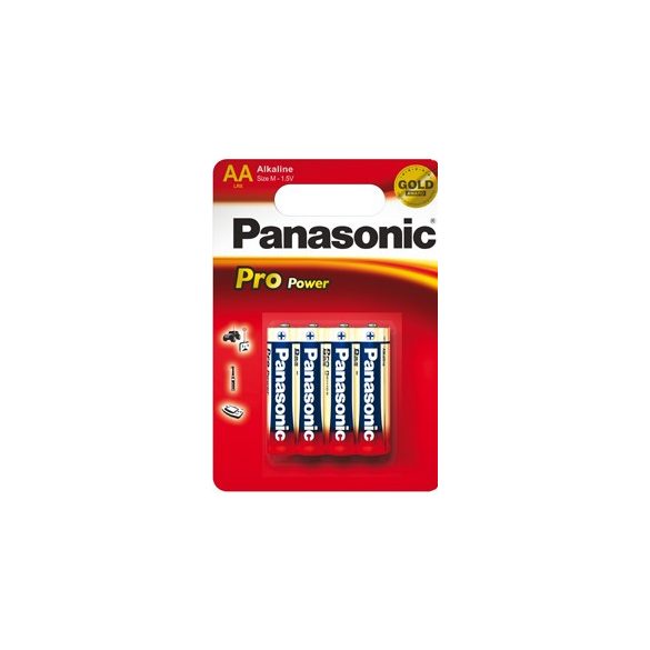 Panasonic Pro Power LR6,AA alkáli ceruza elem bl/4