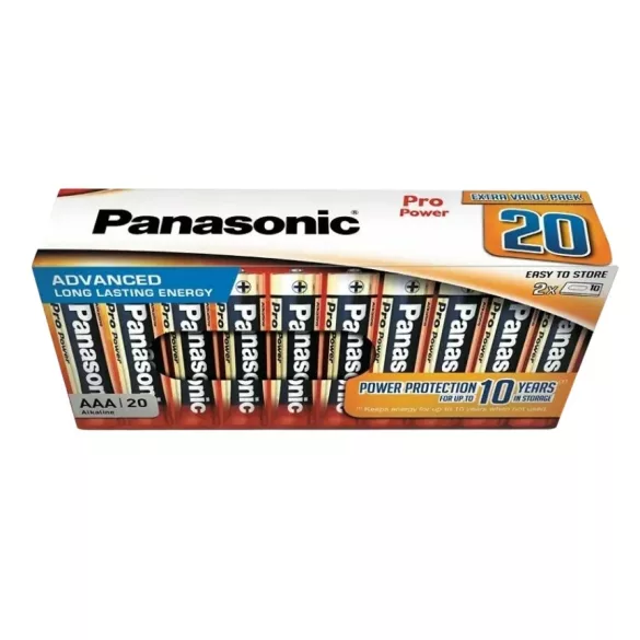 Panasonic Pro Power LR03,AAA alkáli mikró elem Box/20