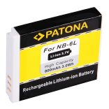 CANON kamera akku NB-6L Digital Ixus 85 IS NB- utángyártott (Patona) 3,7V 800mAh
