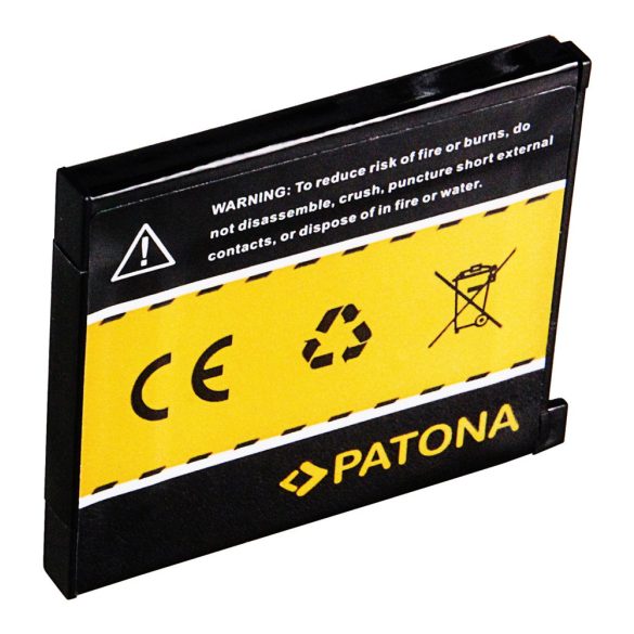CASIO kamera akku NP-60 NP60 EXILIM EX-S10 utángyártott (Patona) 3,7V 600mAh