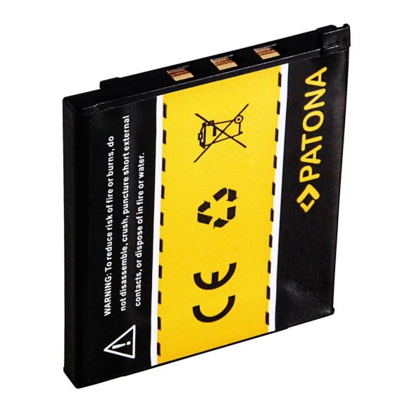 CASIO kamera akku NP-60 NP60 EXILIM EX-S10 utángyártott (Patona) 3,7V 600mAh