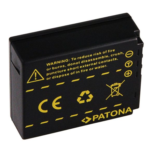 PANASONIC CGA-S007 S007 DMC-TZ5 kamera akku utángyártott (Patona)3,7V 1000mAh