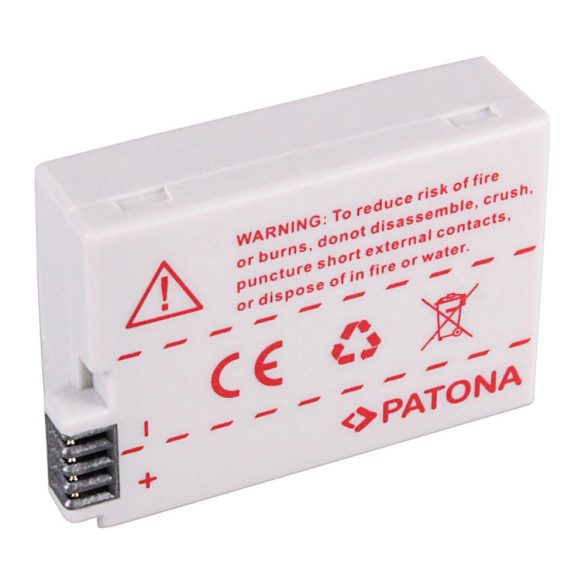 CANON kamera akku LP-E8 EOS 550D 600D 650D utángyártott (Patona) 7,4V 950mAh