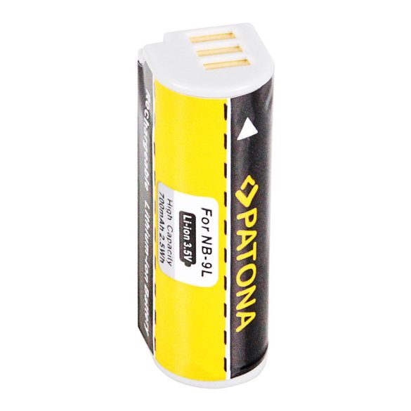 CANON kamera akku NB-9L DIGITAL IXUS 1000HS utángyártott (Patona) 3,5V 700mAh