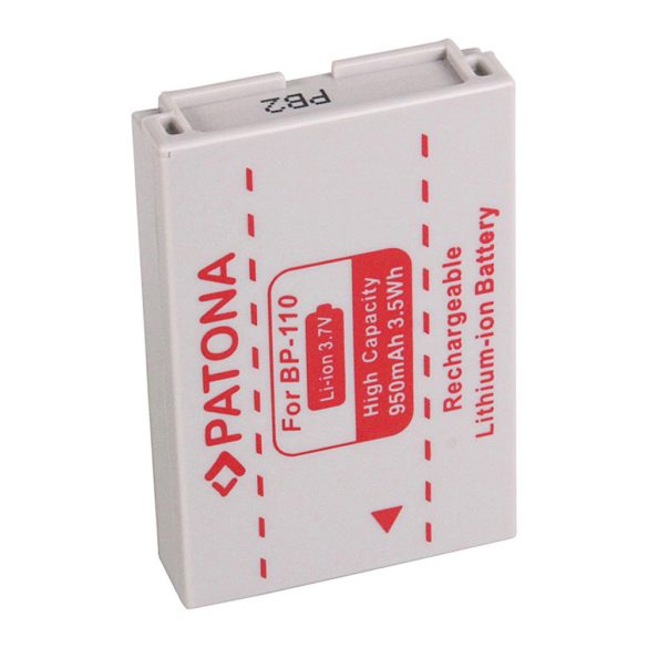 CANON kamera akku BP-110 HF-R26 utángyártott (Patona) 3,7V 950mAh