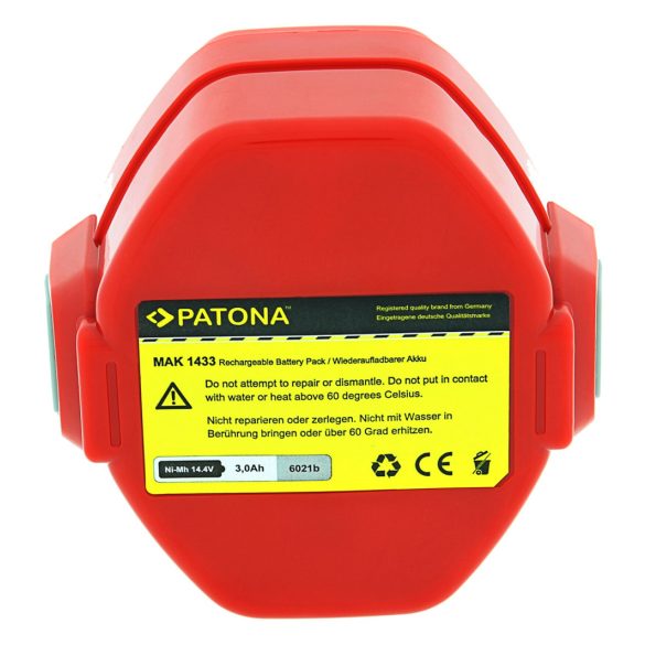 MAKITA 5094DWD 4033D utángyártott akku (PATONA) Ni-Mh  14,4V 3000mAh
