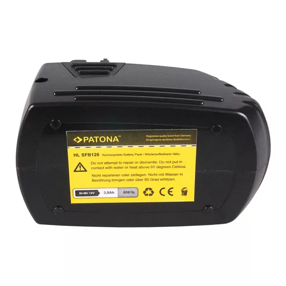 HILTI 12 V 3000 mAh Ni-Mh utángyártott akku(Patona)SBP10 SBP12 SFB121 00315082