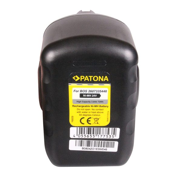 BOSCH szerszámgép GBH Professional 24V 3000mAh utángyártott (Patona) Ni-Mh akku