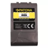 DYSON V6 DC56 SV03 21,6V 2500mAh akkumulátor utángyártott (Patona) Li-Ion